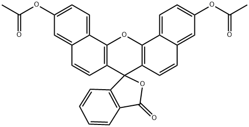 NAPHTHOFLUORESCEIN DIACETATE Structure