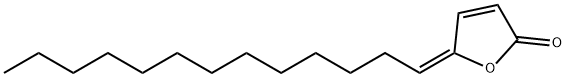 (E)-5-tridecylidenefuran-2(5H)-one Structure