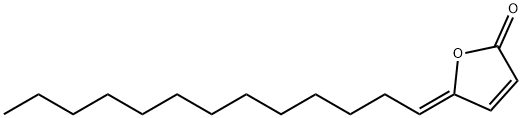 (Z)-5-트리데실리덴푸란-2(5H)-온 구조식 이미지