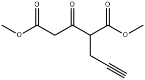 3-옥소-2-(2-프로피닐)글루타르산디메틸에스테르 구조식 이미지