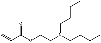 2-프로펜산,2-(디부틸아미노)에틸에스테르 구조식 이미지