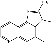 2-아미노-3,4-디메틸-3H-이미다조(4,5-F)퀴놀린 구조식 이미지