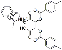(+)-(10,11-dihydro-5-methyl-5H-dibenzo[a,d]cyclohepten-5,10-diyl)ammonium hydrogen [S-(R*,R*)]-2,3-bis(p-toluoyloxy)succinate Structure