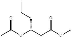 METHYL 3-ACETOXYHEXANOATE Structure
