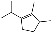 1-Isopropyl-2,3-dimethyl-1-cyclopentene Structure