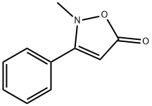 2-메틸-3-페닐-(2H)이속사졸-5-온 구조식 이미지