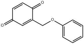 2-페녹시메틸-1,4-벤조퀴논 구조식 이미지