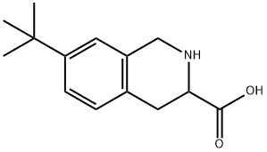 7-TERT-BUTYL-1,2,3,4-TETRAHYDROISOQUINOLINE-3-CARBOXYLIC ACID Structure