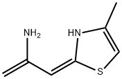 1-Propen-2-amine,3-(4-methyl-2(3H)-thiazolylidene)-,(E)-(9CI) Structure