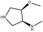 3-피롤리딘아민,4-메톡시-N-메틸-,(3S-cis)-(9CI) 구조식 이미지