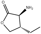 2(3H)-Furanone,3-amino-4-ethyldihydro-,(3S,4S)-(9CI) 구조식 이미지