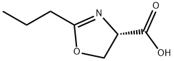 4-Oxazolecarboxylicacid,4,5-dihydro-2-propyl-,(4S)-(9CI) 구조식 이미지