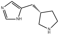 1H-Imidazole,4-[(3S)-3-pyrrolidinylmethyl]-(9CI) Structure