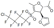 1-((2S,3S)-4-(4-CHLORO-1,1,2,2,3,3,4,4-OCTAFLUOROBUTYLSULFONYL)-3-(FURAN-2-YL)-5-METHYL-2,3-DIHYDROFURAN-2-YL)ETHANONE 구조식 이미지