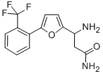 3-AMINO-3-[5-(2-TRIFLUOROMETHYLPHENYL)-FURAN-2-YL]-PROPIONIC ACID AMIDE 구조식 이미지