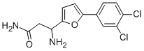 3-AMINO-3-[5-(3,4-DICHLOROPHENYL)-FURAN-2-YL]-PROPIONIC ACID AMIDE Structure