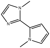 1H-Imidazole,1-methyl-2-(1-methyl-1H-pyrrol-2-yl)-(9CI) 구조식 이미지