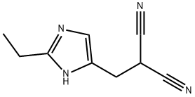 Propanedinitrile,  [(2-ethyl-1H-imidazol-4-yl)methyl]-  (9CI) Structure