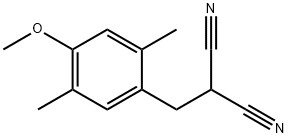 Propanedinitrile, [(4-methoxy-2,5-dimethylphenyl)methyl]- (9CI) Structure