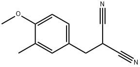 Propanedinitrile, [(4-methoxy-3-methylphenyl)methyl]- (9CI) Structure