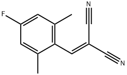 프로판디니트릴,[(4-플루오로-2,6-디메틸페닐)메틸렌]-(9CI) 구조식 이미지