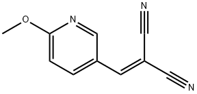 Propanedinitrile, [(6-methoxy-3-pyridinyl)methylene]- (9CI) Structure