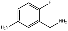 Benzenemethanamine, 5-amino-2-fluoro- (9CI) Structure