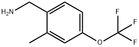 (2-메틸-4-(트리플루오로메톡시)페닐)메탄민 구조식 이미지