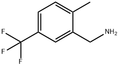 2-Methyl-5-(trifluoromethyl)benzylamine 구조식 이미지