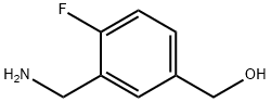 Benzenemethanol, 3-(aminomethyl)-4-fluoro- (9CI) Structure