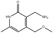 3-(aMinoMethyl)-4-(MethoxyMethyl)-6-Methyl-2(1H)-Pyridinone 구조식 이미지