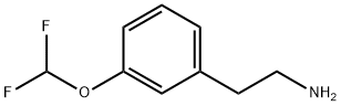 Benzeneethanamine, 3-(difluoromethoxy)- (9CI) Structure