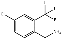 4-CHLORO-2-(TRIFLUOROMETHYL)BENZYLAMINE Structure