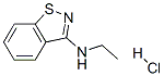 N-ethyl-1,2-benzisothiazol-3-amine monohydrochloride Structure