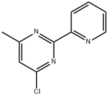 4-CHLORO-6-METHYL-2-(2-PYRIDINYL)PYRIMIDINE Structure