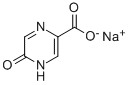 6-OXO-1,6-DIHYDRO-PYRAZINE-3-카르복실산나트륨염 구조식 이미지