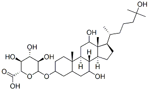 cholestane-3,7,12,25-tetrol-3-glucuronide Structure