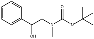 (2-HYDROXY-2-PHENYL-ETHYL)-METHYL-CARBAMIC ACID TERT-BUTYL ESTER Structure