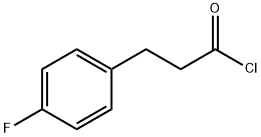 Benzenepropanoyl chloride, 4-fluoro- 구조식 이미지