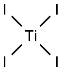 TITANIUM (IV) IODIDE Structure