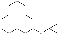 (1,1-dimethylethoxy)cyclododecane Structure