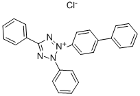 2,5-DIPHENYL-3-(P-DIPHENYL)테트라졸륨염화물 구조식 이미지