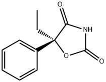 2,4-옥사졸리딘디온,5-에틸-5-페닐-,(S)-(9Cl) 구조식 이미지