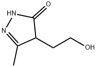 4-(2-HYDROXYETHYL)-3-METHYL-2-PYRAZOLIN-5-ONE 구조식 이미지