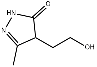 4-(2-HYDROXYETHYL)-3-METHYL-2-PYRAZOLIN-5-ONE Structure