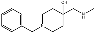 1-Benzyl-4-((methylamino)methyl)piperidin-4-ol 구조식 이미지