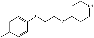 4-(2-p-톨릴옥시-에톡시)-피페리딘 구조식 이미지