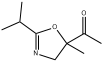 Ethanone, 1-[4,5-dihydro-5-methyl-2-(1-methylethyl)-5-oxazolyl]- (9CI) 구조식 이미지