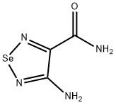 1,2,5-Selenadiazole-3-carboxamide, 4-amino- Structure