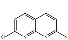 7-CHLORO-2,4-DIMETHYL-[1,8]NAPHTHYRIDINE Structure
